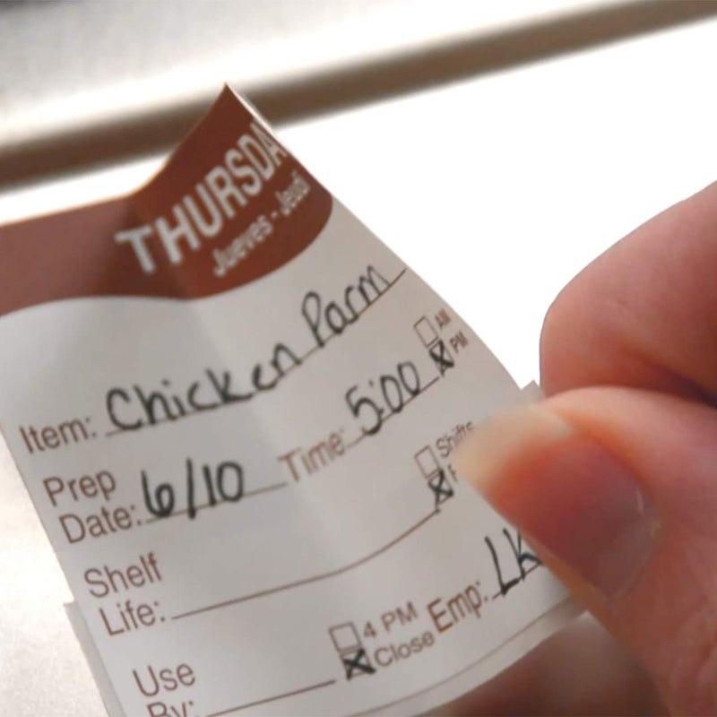 DayMark Safety Systems أنظمة سلامة داي مارك ملصقات قابلة للإزالة 1" لأيام الأسبوع، من الإثنين إلى الأحد، صندوق موزع متضمن (7,000 ملصق) - Image 4